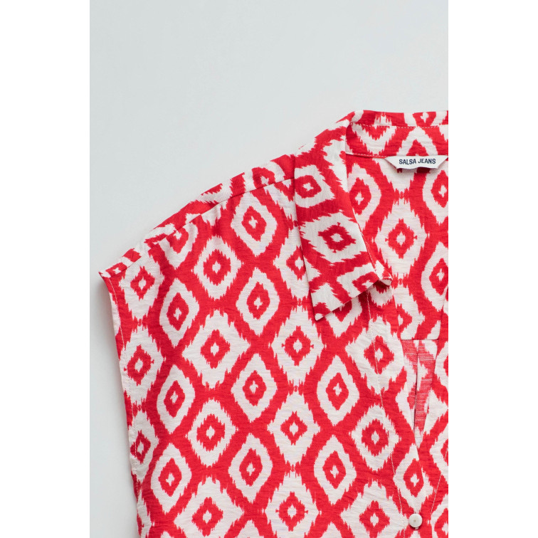 CAMISA MUJER  SALSA JEANS BASIC SLEEVELESS SHIRT