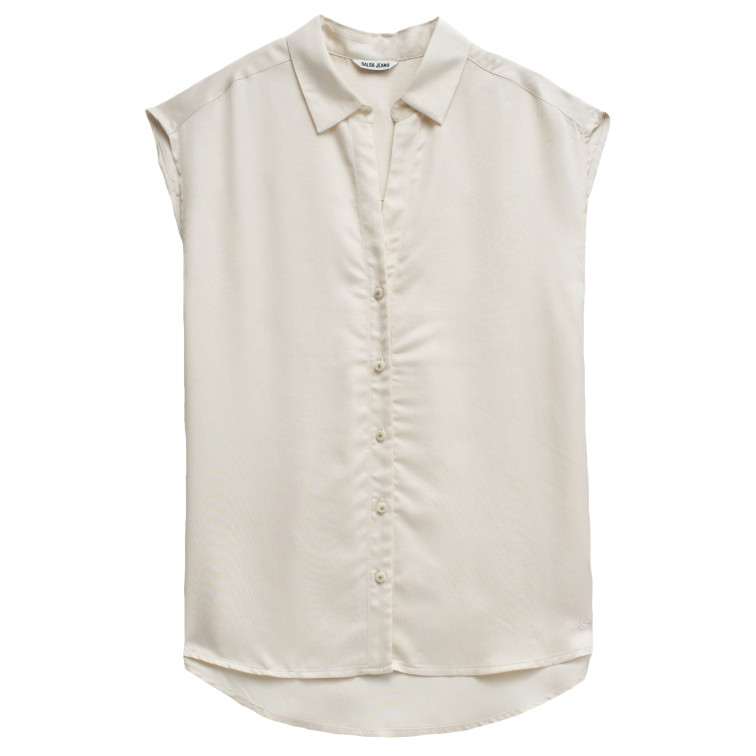 CAMISA MUJER  SALSA JEANS BASIC SLEEVELESS SHIRT