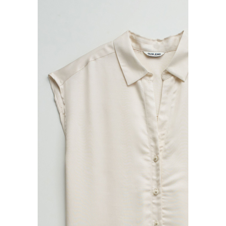 CAMISA MUJER  SALSA JEANS BASIC SLEEVELESS SHIRT