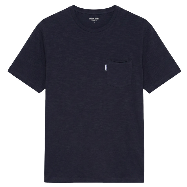 CAMISETA HOMBRE  SALSA JEANS T-SHIRT REGULAR FIT SLUB JERSE