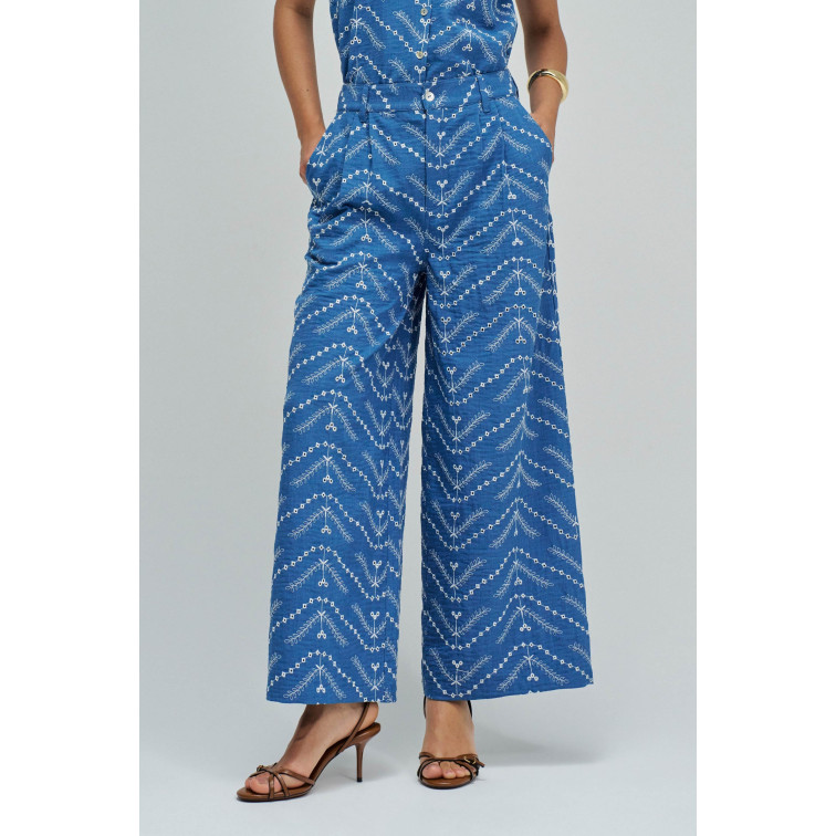 MUJER JEANSHIGH RISE CROPPED WIDE W/ 852