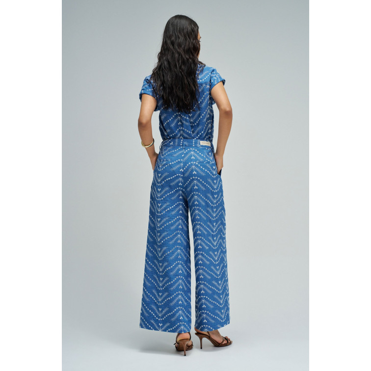 MUJER JEANSHIGH RISE CROPPED WIDE W/ 852