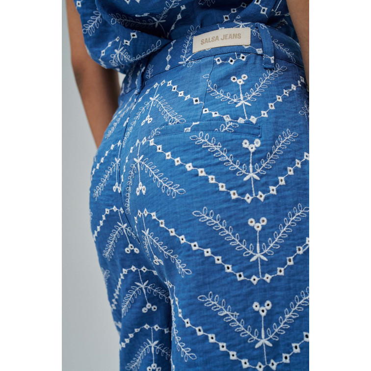 MUJER JEANSHIGH RISE CROPPED WIDE W/ 852