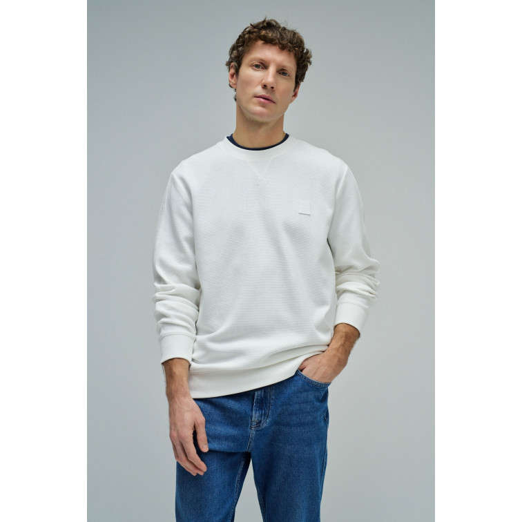 SUDADERA HOMBRE  SALSA JEANS SWEATSHIRT WAFFLE FLEECE SMALL