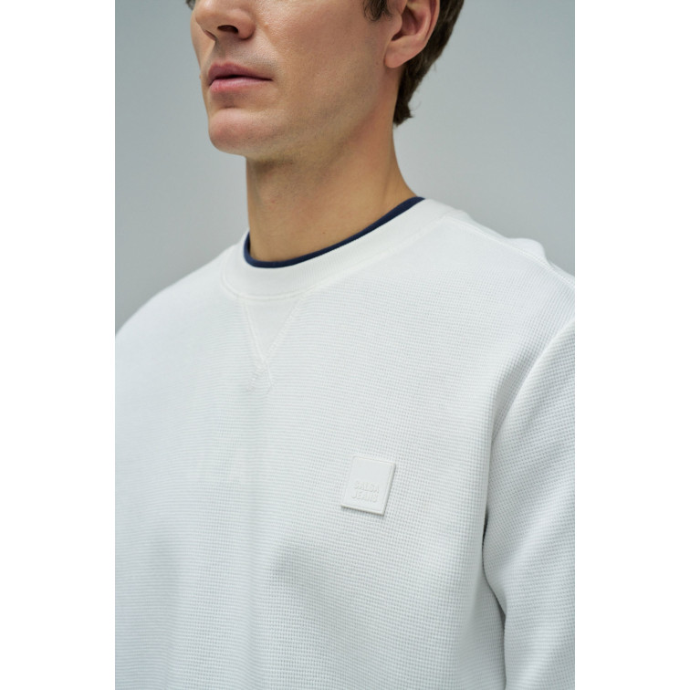 SUDADERA HOMBRE  SALSA JEANS SWEATSHIRT WAFFLE FLEECE SMALL