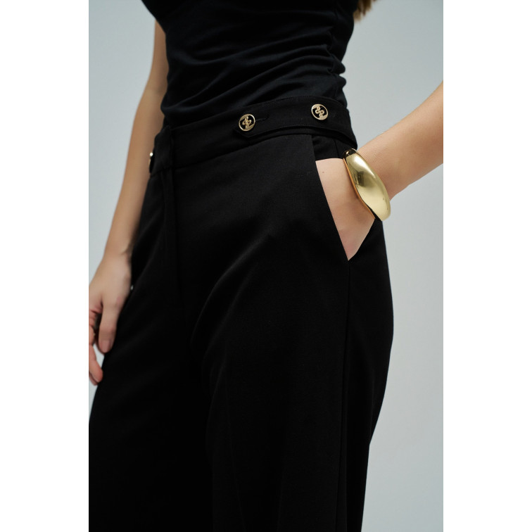 PANTALÓN MUJER  SALSA JEANS STRAIGHT-LEG PANTS WITH BUTTON