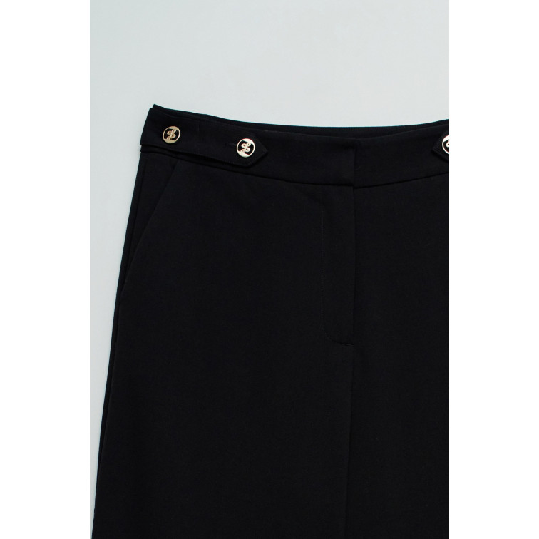 PANTALÓN MUJER  SALSA JEANS STRAIGHT-LEG PANTS WITH BUTTON