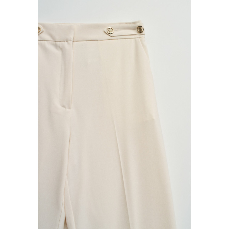 PANTALÓN MUJER  SALSA JEANS STRAIGHT-LEG PANTS WITH BUTTON