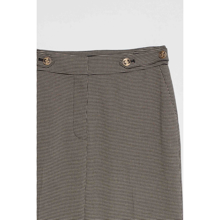 PANTALÓN MUJER  SALSA JEANS STRAIGHT-LEG PANTS WITH BUTTON