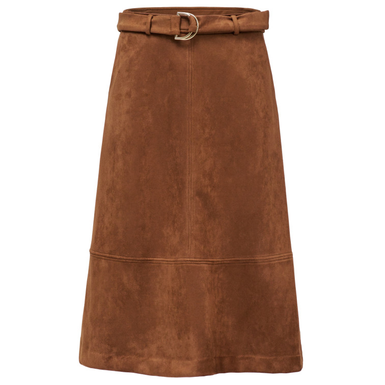 MUJER SUEDE MIDI SKIRT 930