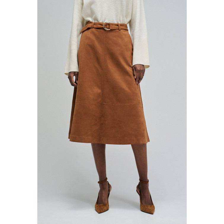 MUJER SUEDE MIDI SKIRT 930