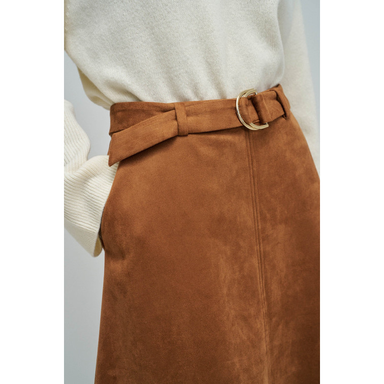 MUJER SUEDE MIDI SKIRT 930