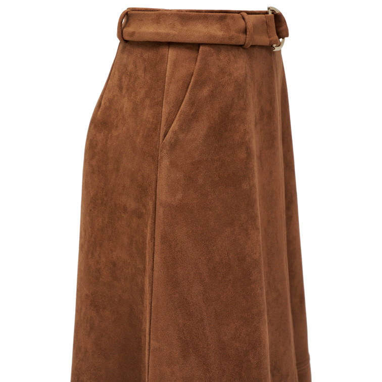 MUJER SUEDE MIDI SKIRT 930