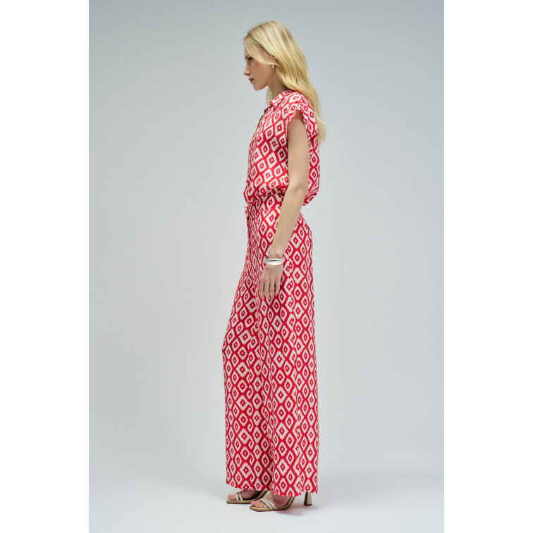 PANTALÓN MUJER  SALSA JEANS PRINT HIGHT RISE PANTS
