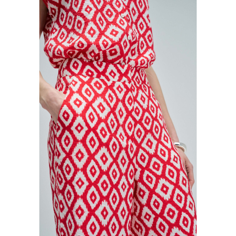 PANTALÓN MUJER  SALSA JEANS PRINT HIGHT RISE PANTS