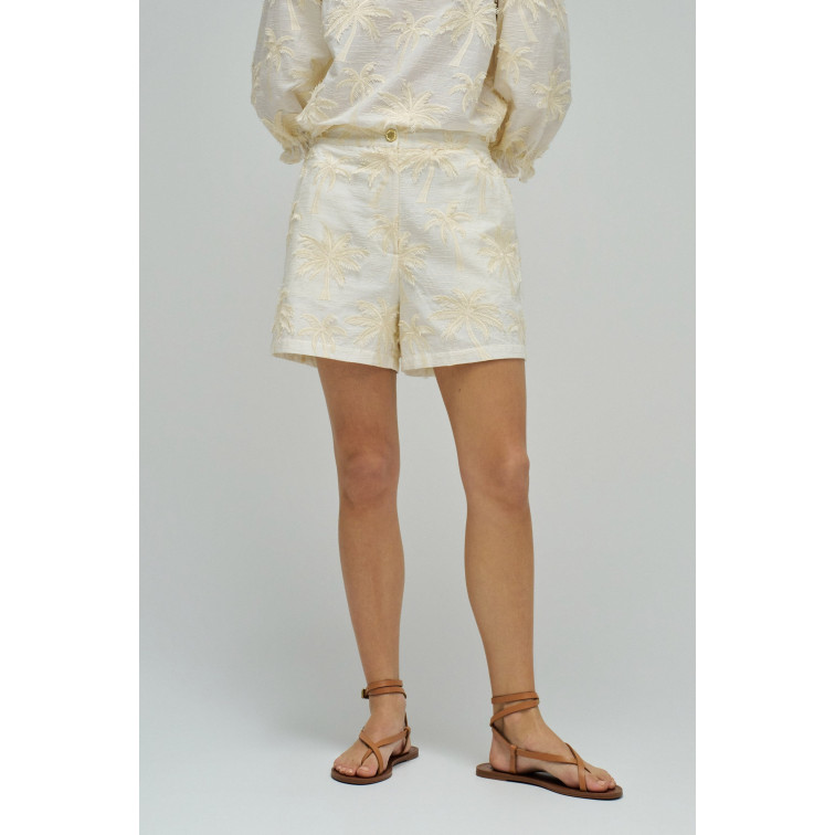 PANTALÓN CORTO MUJER  SALSA JEANS SHORT TEXTURED 3D FABRIC EFFEC