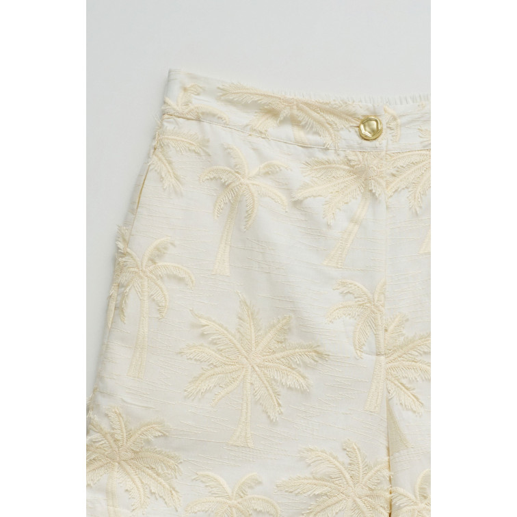 PANTALÓN CORTO MUJER  SALSA JEANS SHORT TEXTURED 3D FABRIC EFFEC