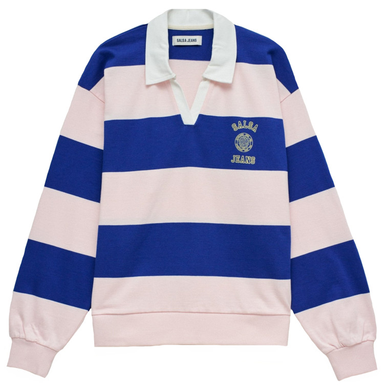 SUDADERA MUJER  SALSA JEANS COLOR BLOCK SWEATSHIRT W/ POLO