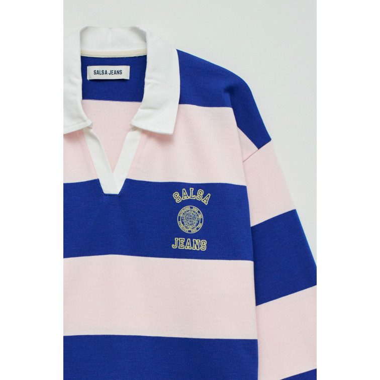 SUDADERA MUJER  SALSA JEANS COLOR BLOCK SWEATSHIRT W/ POLO