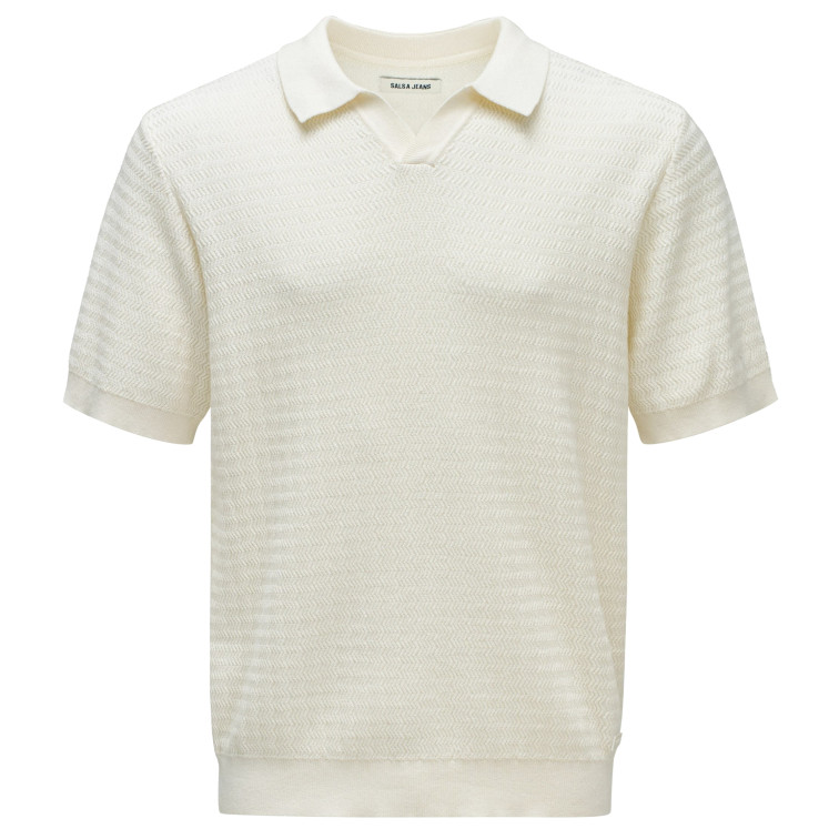 POLO HOMBRE  SALSA JEANS POLO REGULAR FIT TEXTURED KNIT