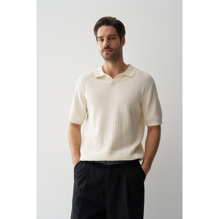 POLO HOMBRE  SALSA JEANS POLO REGULAR FIT TEXTURED KNIT