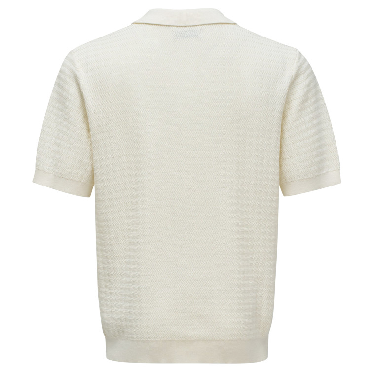 POLO HOMBRE  SALSA JEANS POLO REGULAR FIT TEXTURED KNIT