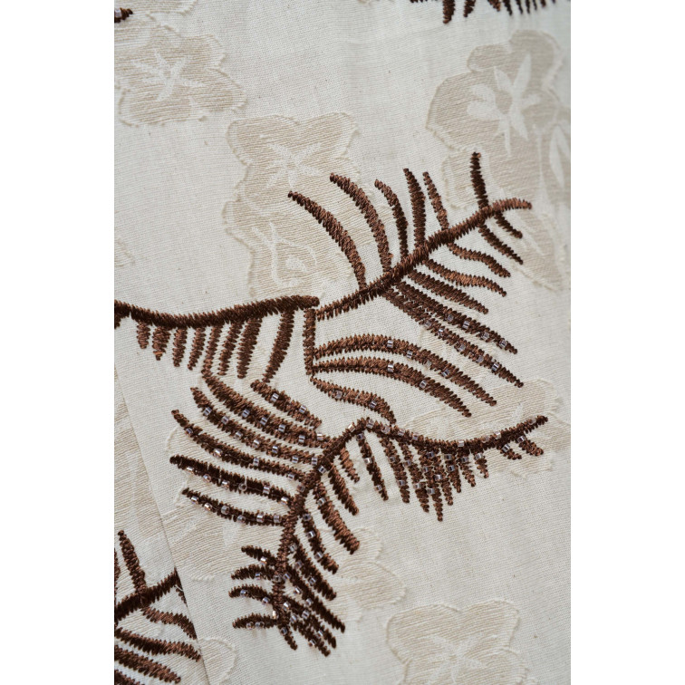 MUJER A-LINE DRESS ALL-OVER EMBROIDE 011