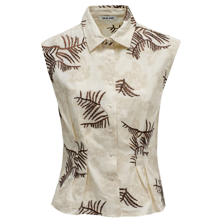 MUJER SHIRT ALL-OVER EMBROIDERY 011