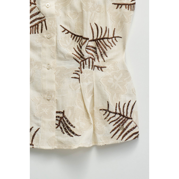 MUJER SHIRT ALL-OVER EMBROIDERY 011