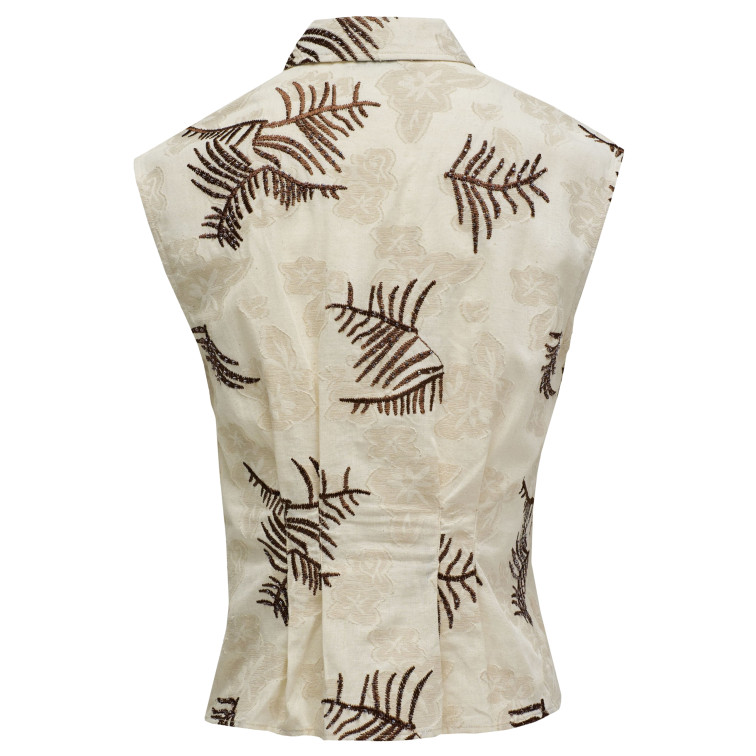 MUJER SHIRT ALL-OVER EMBROIDERY 011