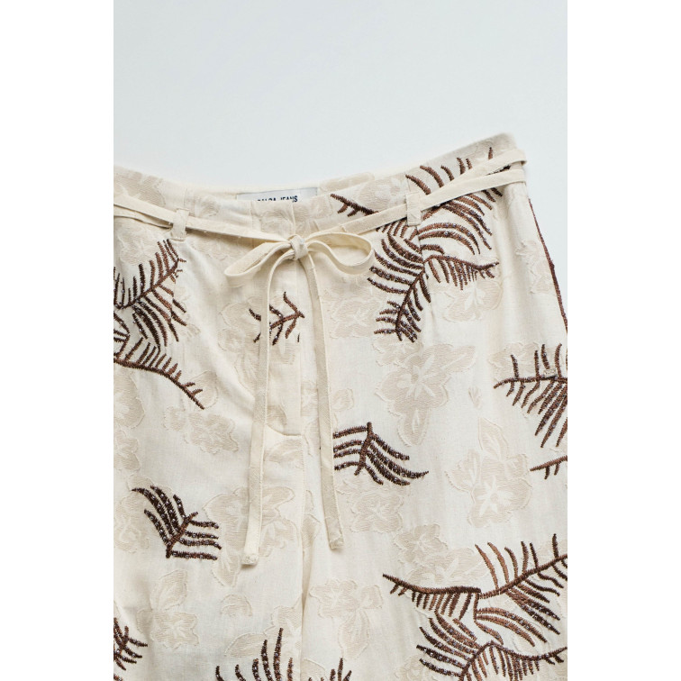 PANTALÓN MUJER  SALSA JEANS PANTS ALL-OVER EMBROIDERY