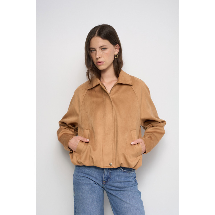 ABRIGO MUJER  SALSA JEANS SUEDE BOMBER JACKET