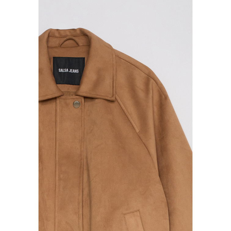 ABRIGO MUJER  SALSA JEANS SUEDE BOMBER JACKET