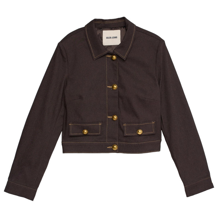 ABRIGO MUJER  SALSA JEANS DENIM JACKET W/ BUTTONS