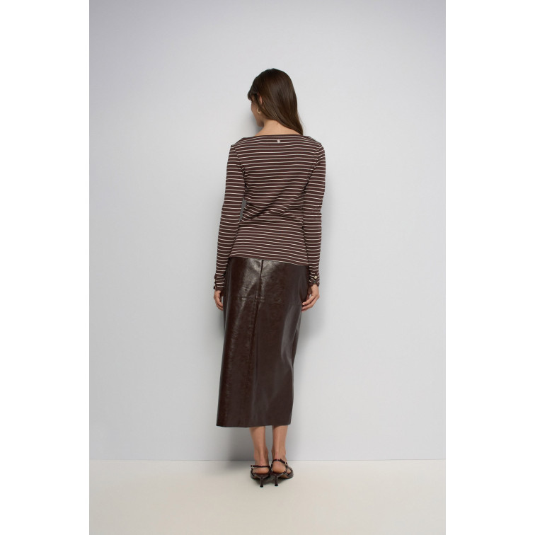 CAMISETA MUJER  SALSA JEANS LONG SLEEVE W/ STRPES AND CUFF