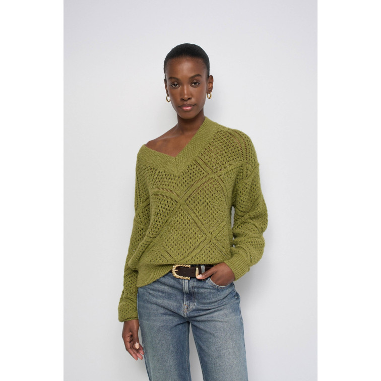 JERSEY MUJER  SALSA JEANS POINTELLE SWEATER WITH LIGHT S