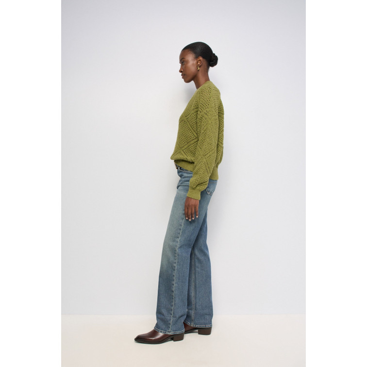 JERSEY MUJER  SALSA JEANS POINTELLE SWEATER WITH LIGHT S