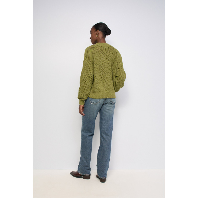 JERSEY MUJER  SALSA JEANS POINTELLE SWEATER WITH LIGHT S