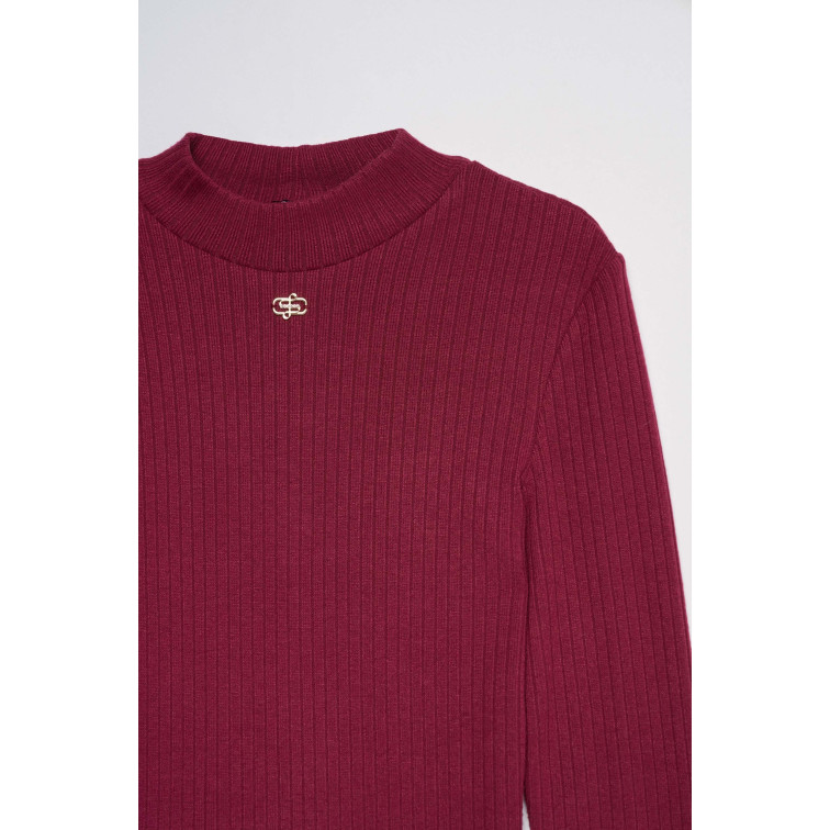 CAMISETA MUJER  SALSA JEANS TURTLENECK LONGSLEEVE W/ LOGO