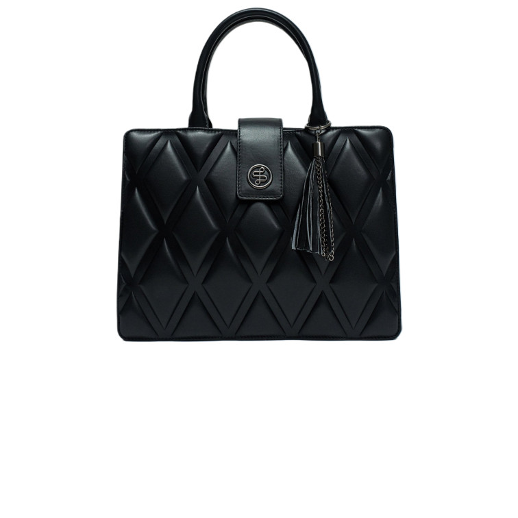 BOLSO MUJER  SALSA JEANS QUILTED VEGAN LEATHER BAG W/ L