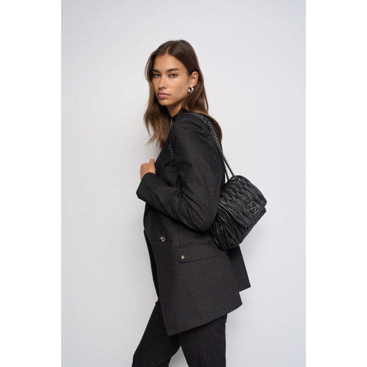 BOLSO MUJER  SALSA JEANS QUILTED VEGAN LEATHER CROSSBOD