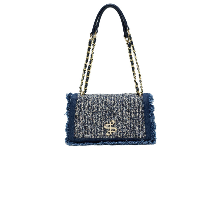 BOLSO MUJER  SALSA JEANS TWEED CROSSBODY BAG WITH LOGO