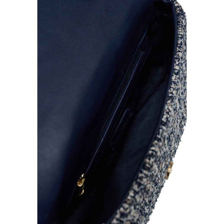 BOLSO MUJER  SALSA JEANS TWEED CROSSBODY BAG WITH LOGO
