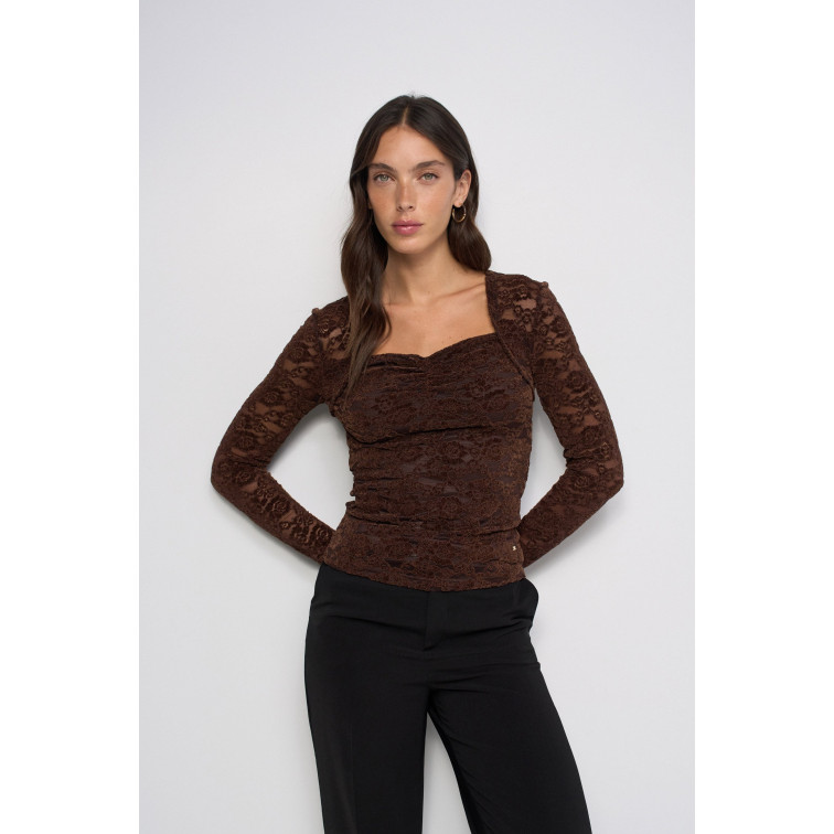 CAMISETA MUJER  SALSA JEANS LONG SLEEVE MESH