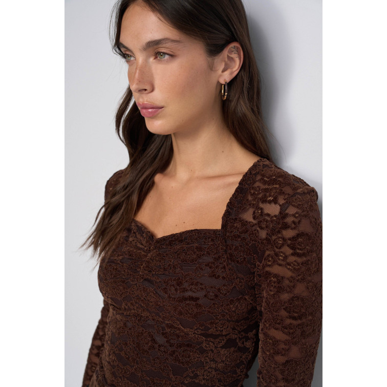 CAMISETA MUJER  SALSA JEANS LONG SLEEVE MESH