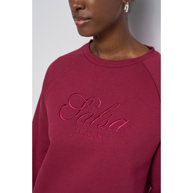 SUDADERA MUJER  SALSA JEANS TWOFER SWEATSHIRT WITH BRANDIN