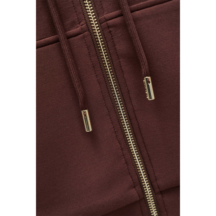 SUDADERA MUJER  SALSA JEANS BRANDING ZIPPED HOODDIE