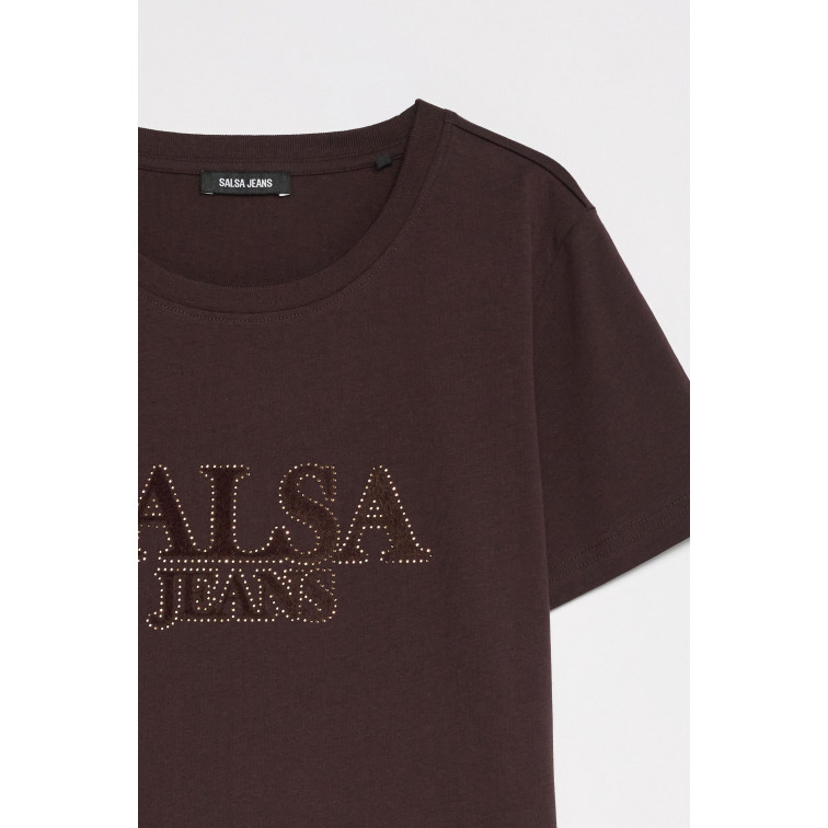 CAMISETA MUJER  SALSA JEANS BRANDING T-SHIRT REGULAR FIT