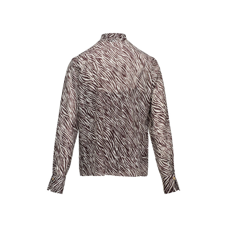 CAMISA MUJER  SALSA JEANS TIE-NECK BLOUSE WITH INNER TOP