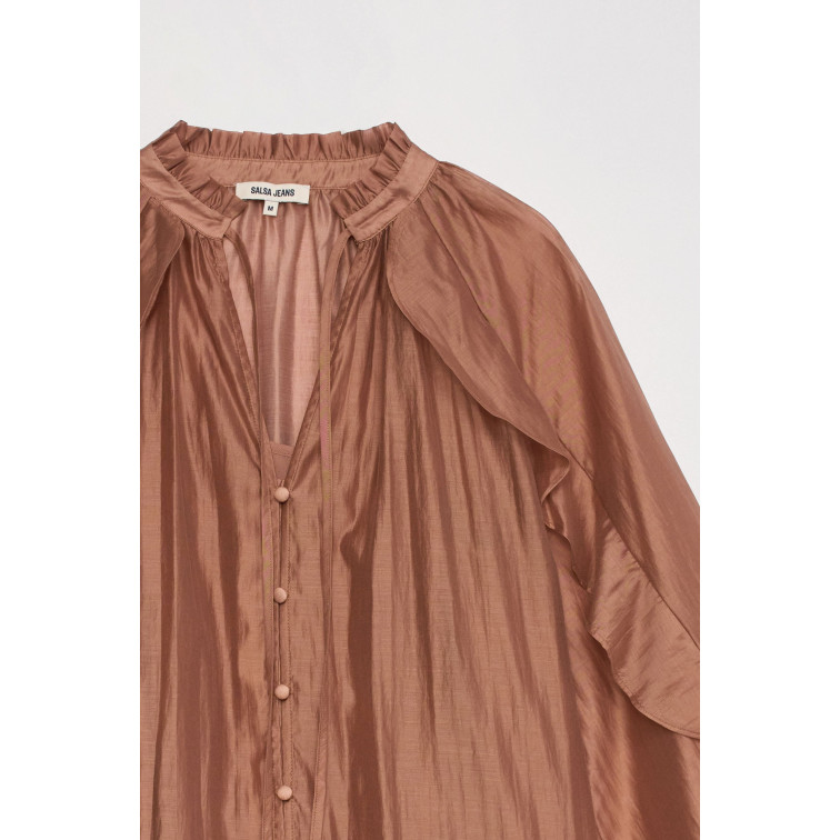 CAMISA MUJER  SALSA JEANS BLOUSE WITH RUFFLES
